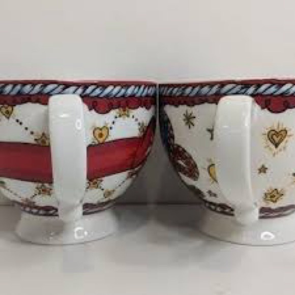 NWT Brighton Jewel & Love Limited Edition 2024 Large Tea/Coffee Cups Set Of 2 - Picture 4 of 10